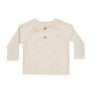 Quincy Mae Zion shirt in natural size 18-24M NWT
